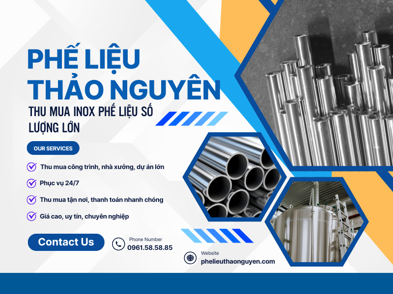 thu mua phế liệu inox giá cao