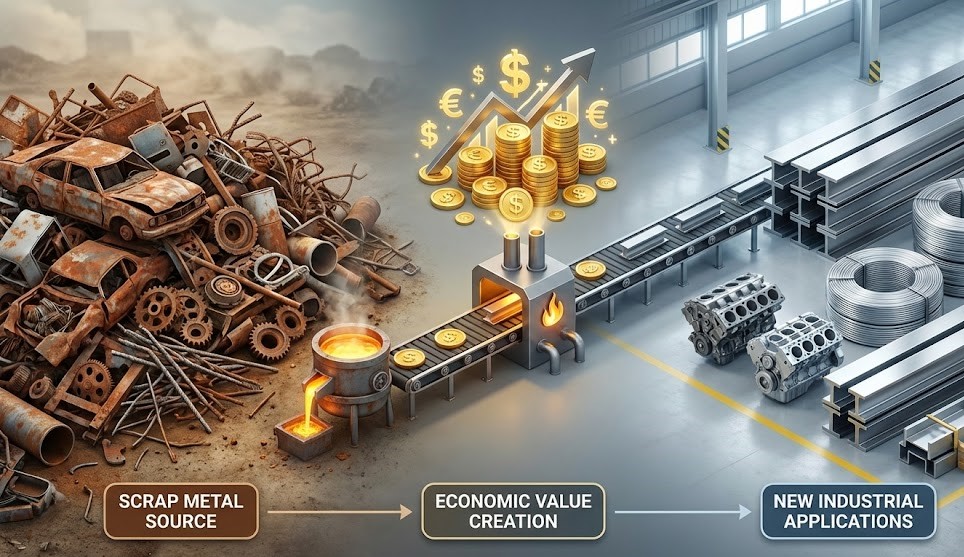 Sắt Thép Phế Liệu Là Gì Và Cách Tận Dụng Hiệu Quả Trong Tái Chế Gia Tri Kinh Te Va Ung Dung Cua Sat Thep Phe Lieu