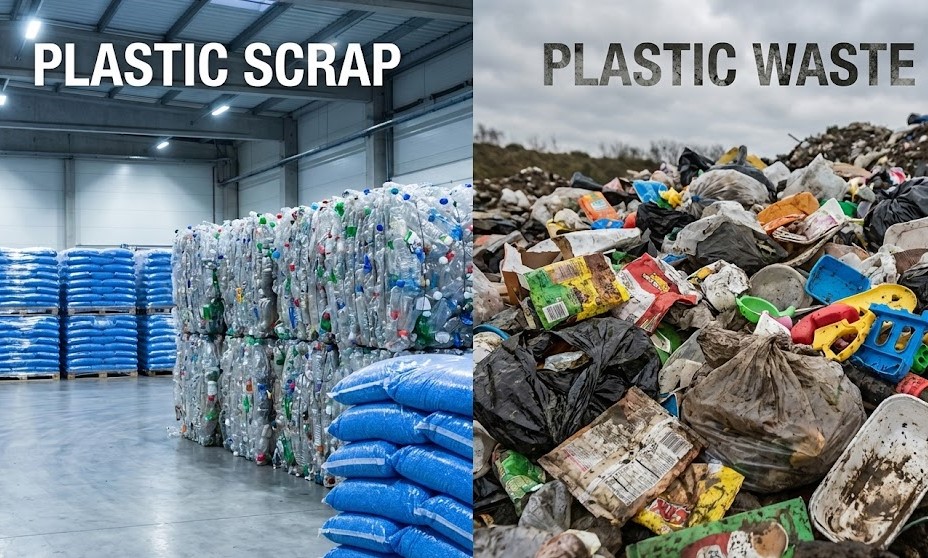 Su Khac Biet Giua Plastic Scrap Va Plastic Waste