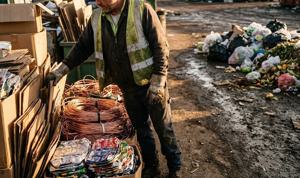 phan biet phe lieu va rac thai trong thuc te