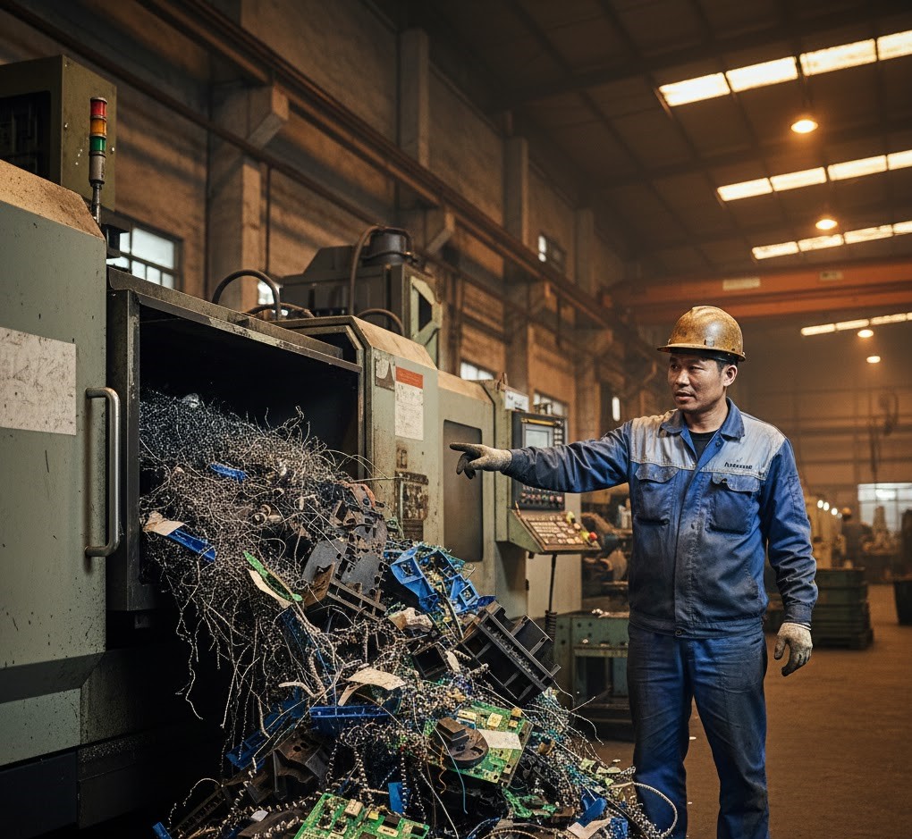 Xử Lý Phế Liệu Gia Công Giúp Doanh Nghiệp Tối Ưu Chi Phí phe lieu trong qua trinh san xuat phat sinh tu dau