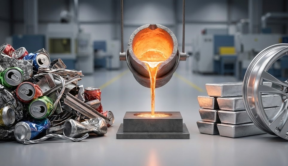 Phế Liệu Nhôm Là Gì Cách Phân Loại Và Giá Trị Tái Chế Hiện Nay quy trinh tai che phe lieu nhom va ung dung thuc te