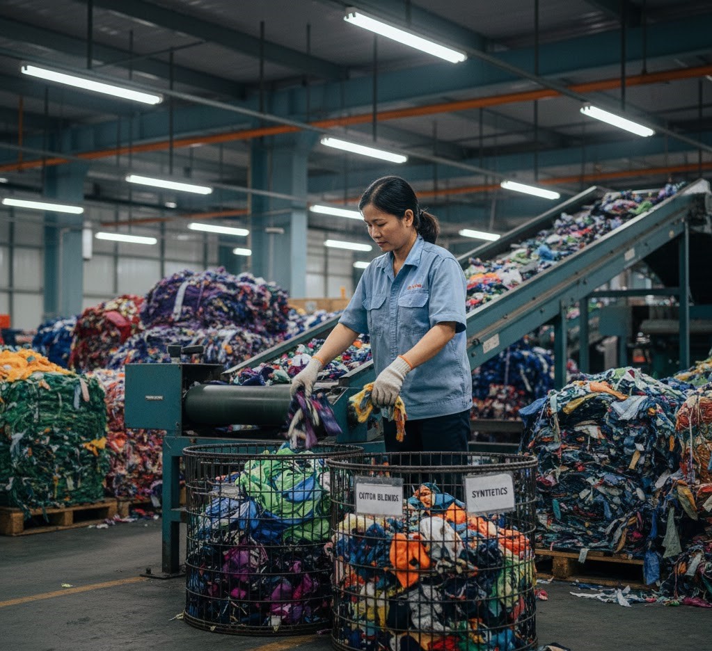 quy trinh tai che va tan dung vai vun pho bien hien nay