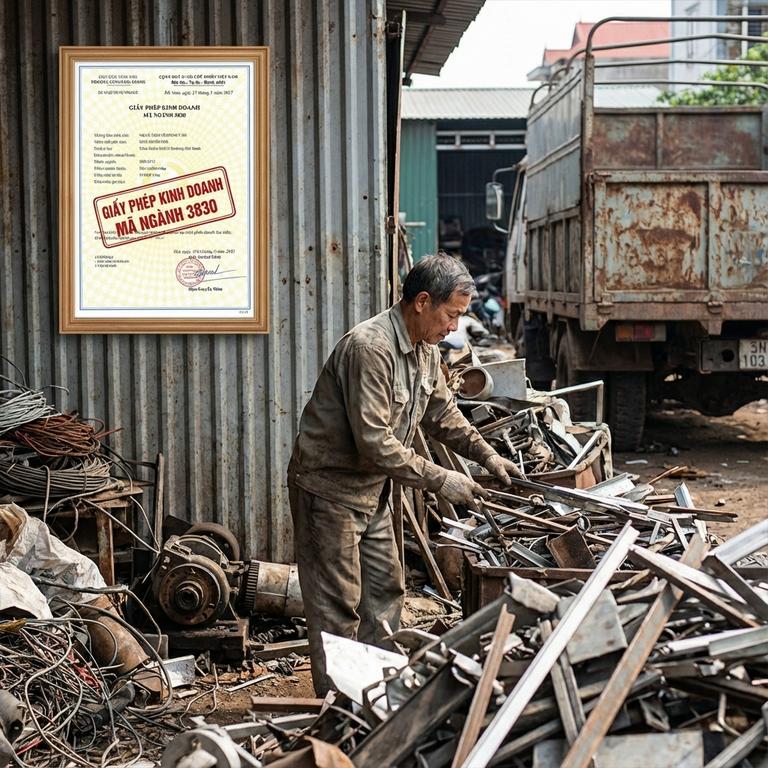 Mã Ngành Thu Mua Phế Liệu Mới Nhất Và Cách Tra Cứu dieu kien phap ly de thu mua phe lieu thuoc ma nganh nao dung qu