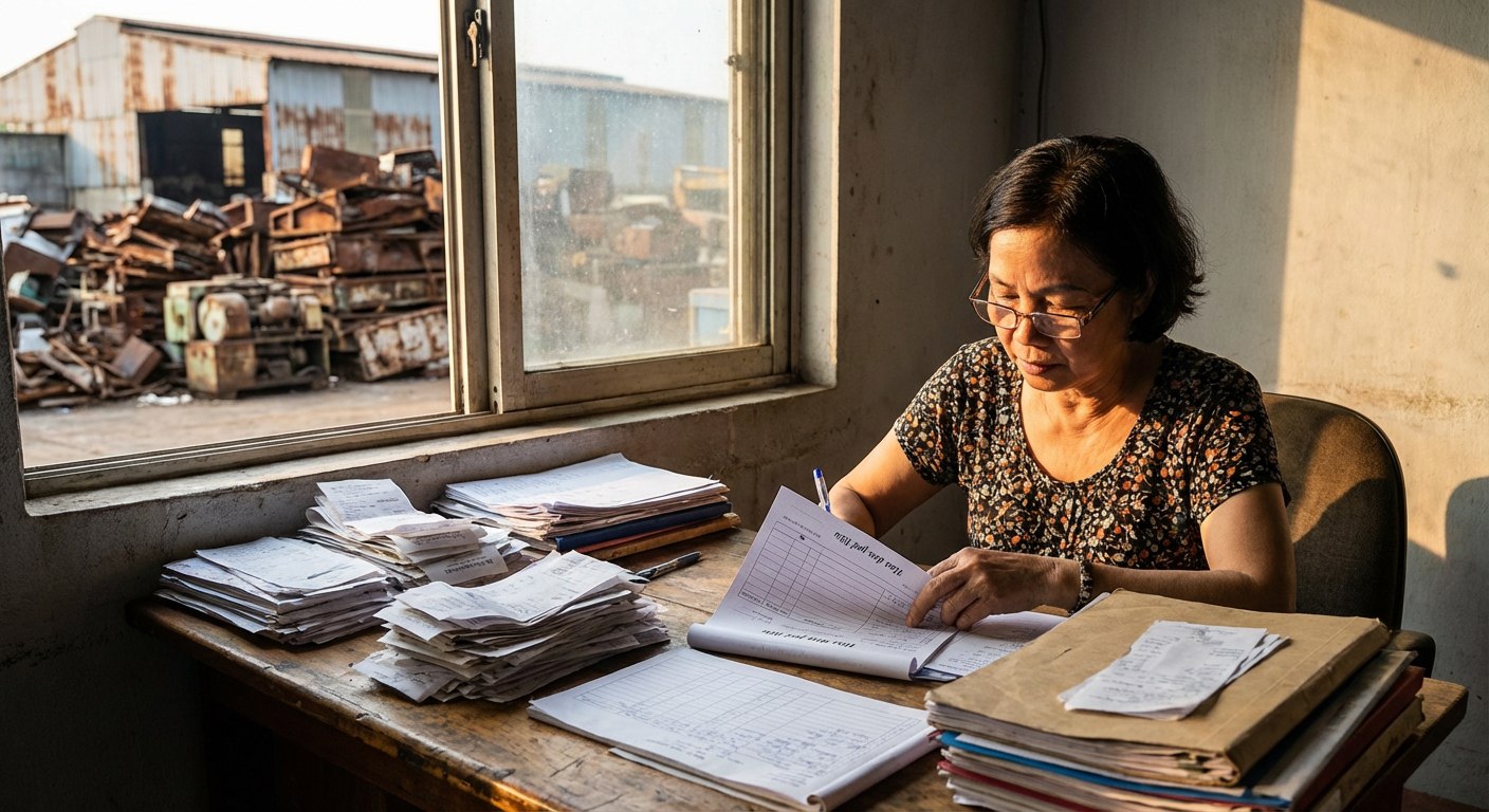 huong dan cach xuat hoa don ban phe lieu