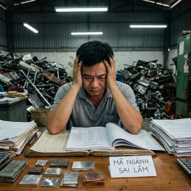 Mã Ngành Thu Mua Phế Liệu Mới Nhất Và Cách Tra Cứu nhung sai lam nghiem trong khi chon thu mua phe lieu ma nganh na