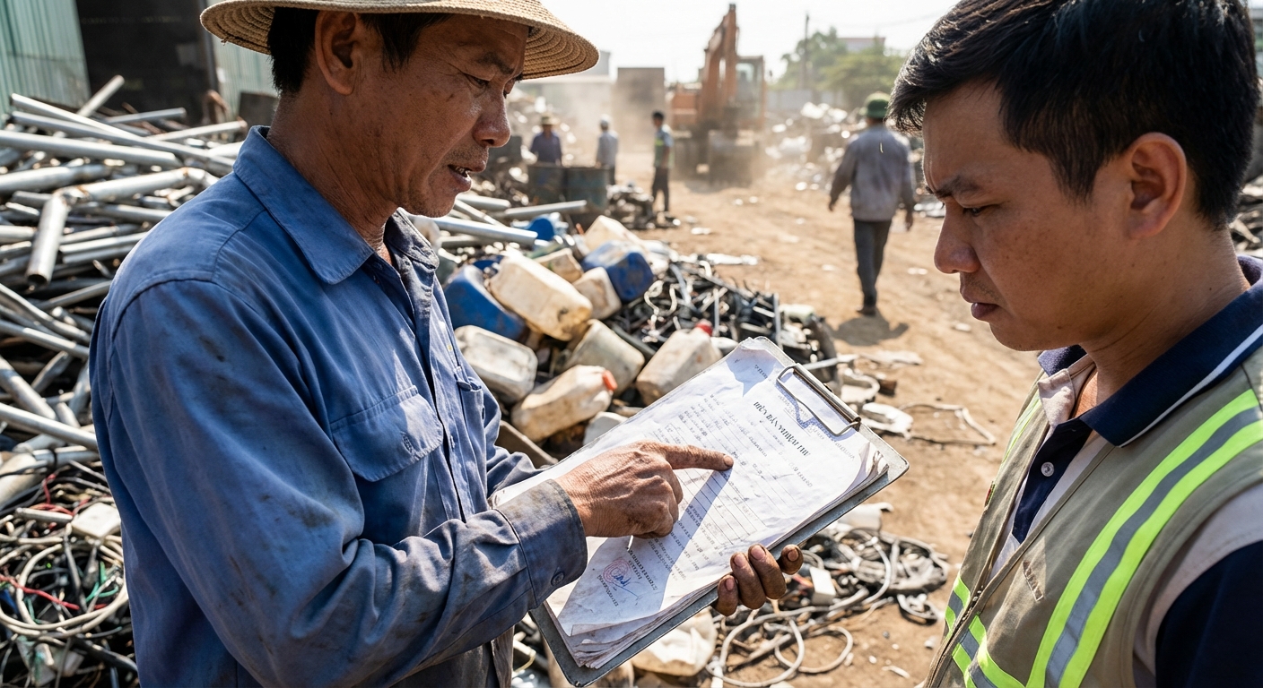 Hợp Đồng Mua Bán Phế Liệu Chuẩn Pháp Lý Cho Doanh Nghiệp quy trinh su dung bien ban thu mua phe lieu va nghiem thu 153