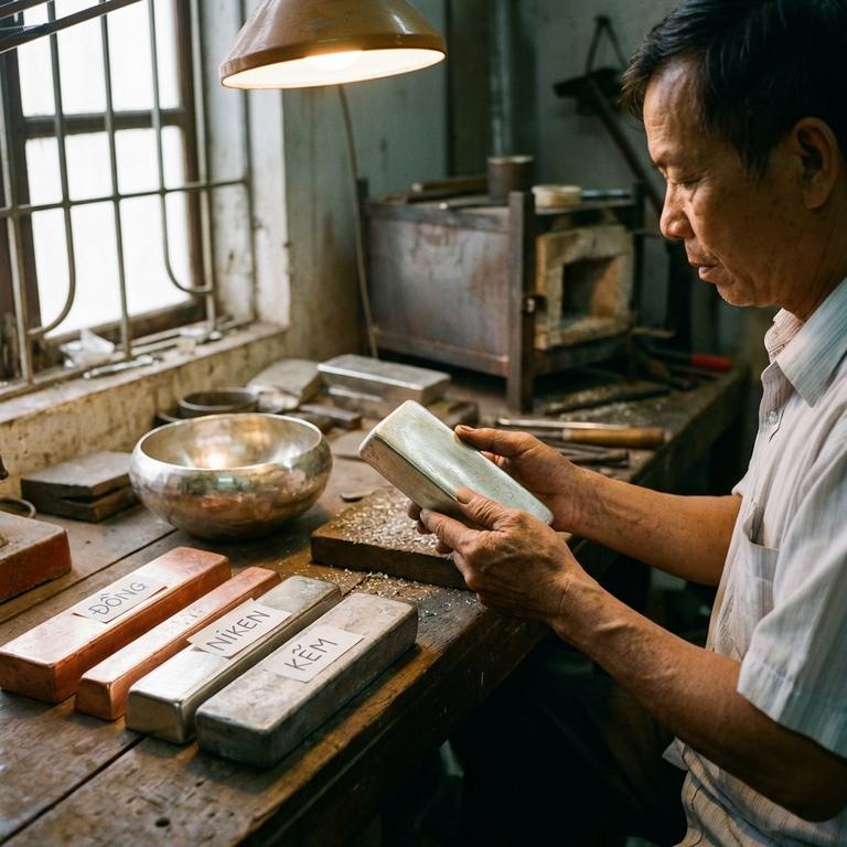 Đồng bạch là gì? Đặc điểm và ứng dụng trong công nghiệp Bản chất và thành phần cấu tạo đặc trưng của đồng bạch