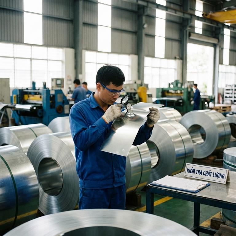 Cách Kiểm Tra Chất Lượng Sắt Tây Tại Nhà Máy