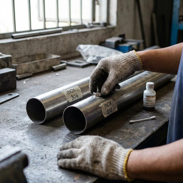 Cách Nhận Biết Inox 304 Khác Inox 201 Như Thế Nào Bằng Phương Pháp Thử