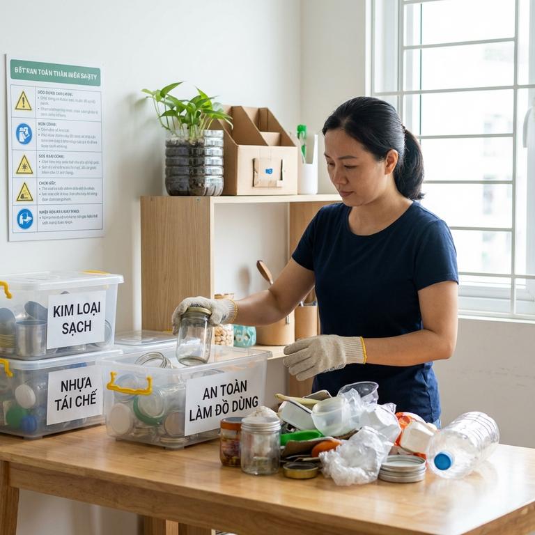 Cách Phân Loại Phế Liệu Để Làm Đồ Dùng Gia Đình Đảm Bảo An Toàn