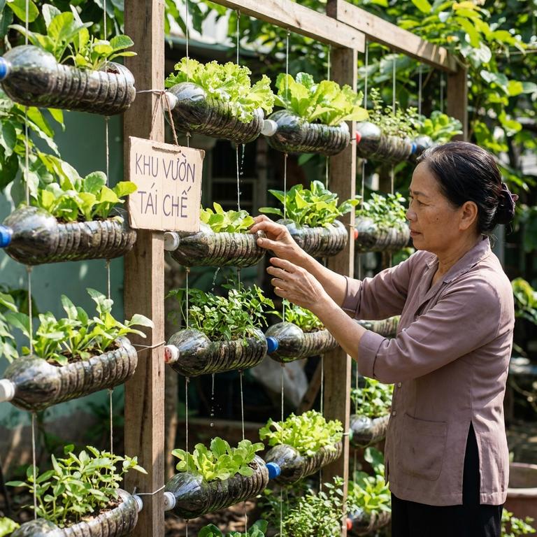 Cách Tận Dụng Đồ Tái Chế Từ Chai Nhựa Hiệu Quả