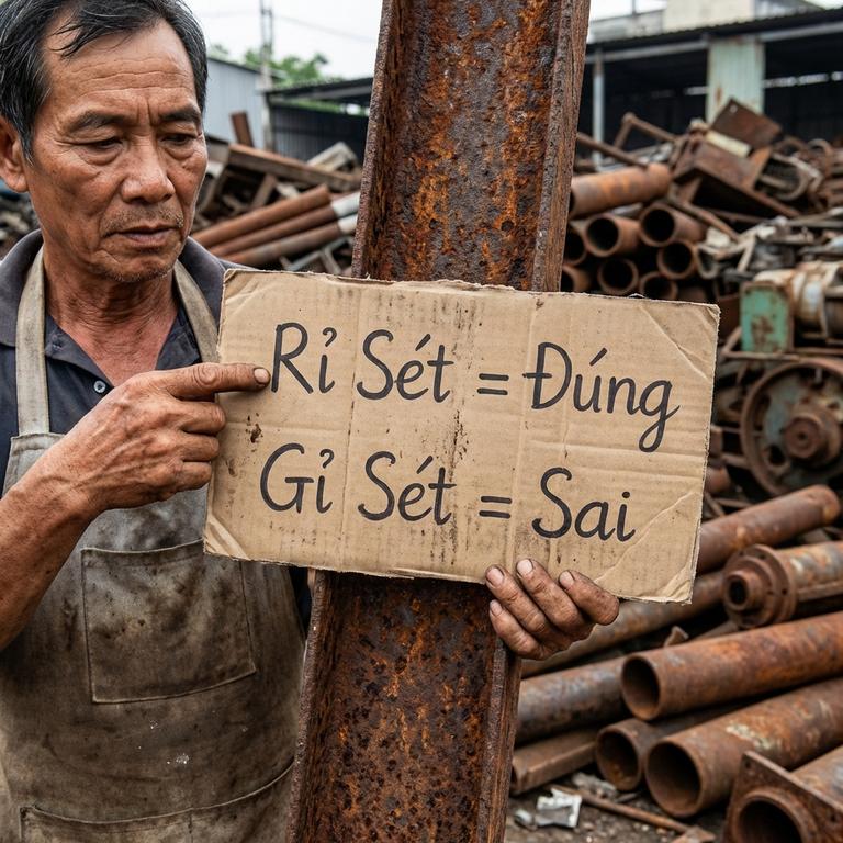 Cách Viết Rỉ Sét Hay Gỉ Sét Đúng Chính Tả Nhất