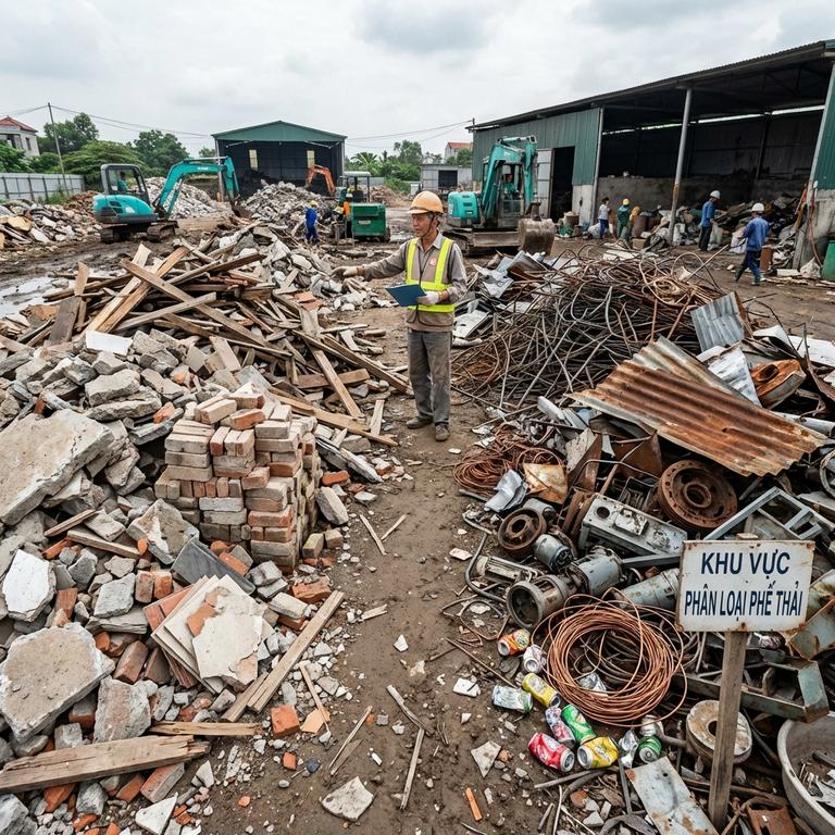 Đặc Điểm Của Phế Thải Xây Dựng Và Phế Thải Kim Loại