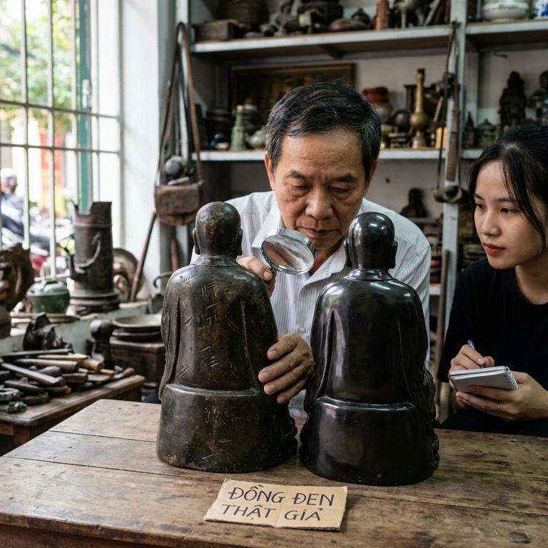Đặc điểm nhận diện giúp phân biệt đồng đen thật và giả