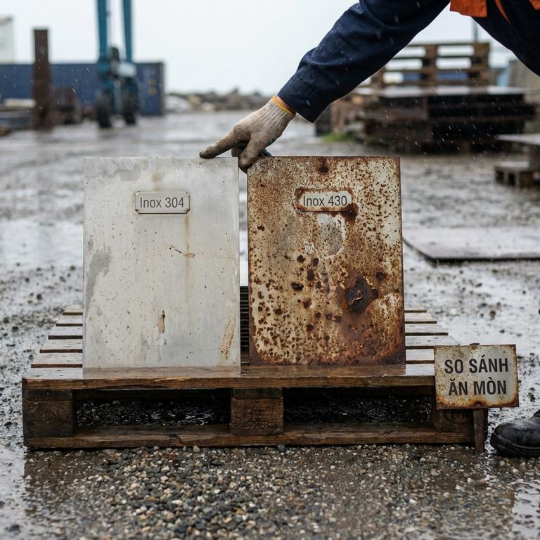 Đánh Giá Inox 304 Và 430 Cái Nào Tốt Hơn Về Chống Ăn Mòn