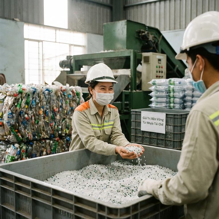 Giá Trị Bền Vững Từ Quy Trình Tái Chế Nhựa Phế Liệu