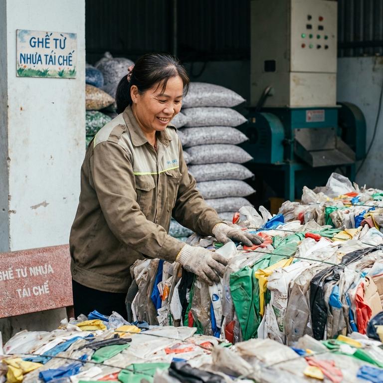 Giá trị của việc tái chế rác thải nhựa trong chiến lược phát triển bền vững