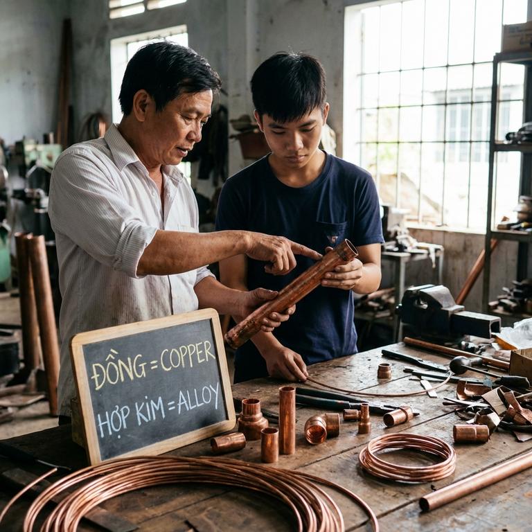 Giải đáp tên gọi kim loại đồng tiếng Anh và các thuật ngữ đi kèm