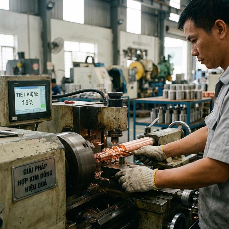 Giải pháp tối ưu hóa chi phí sản xuất với hợp kim đồng