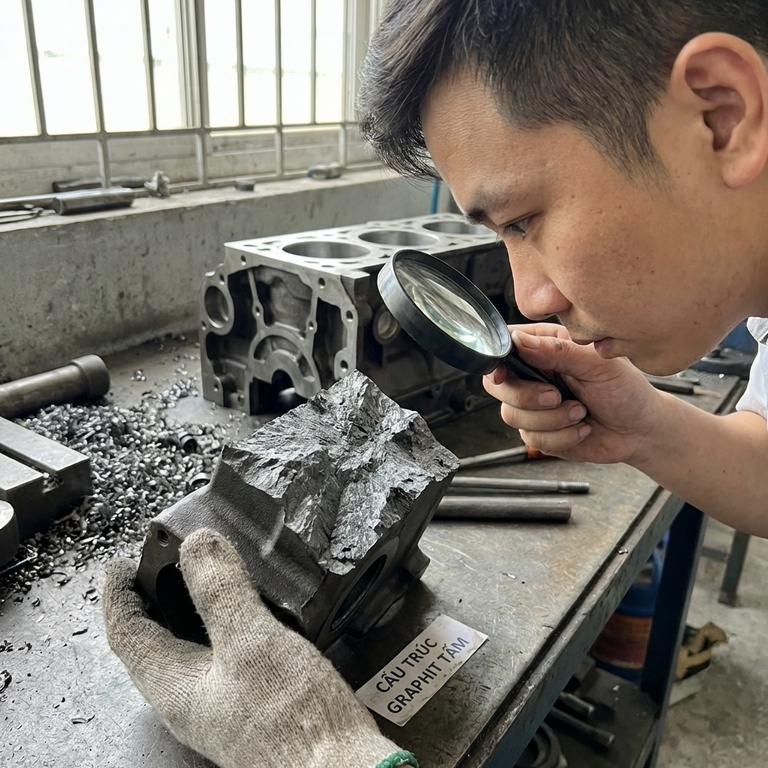 Hiểu rõ bản chất gang xám và đặc tính cơ lý cốt lõi