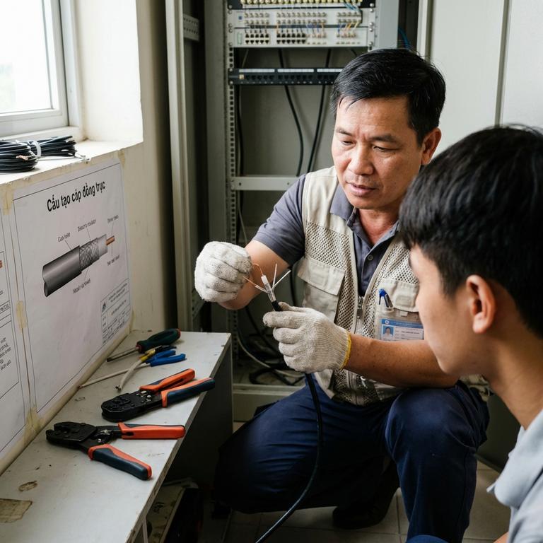 Cáp đồng trục: Giải pháp truyền dẫn tín hiệu ổn định cao Hiểu rõ về cáp đồng trục và cơ chế vận hành