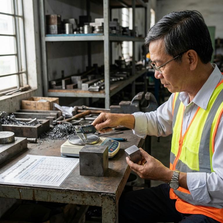 Khái niệm và giá trị chuẩn của khối lượng riêng sắt