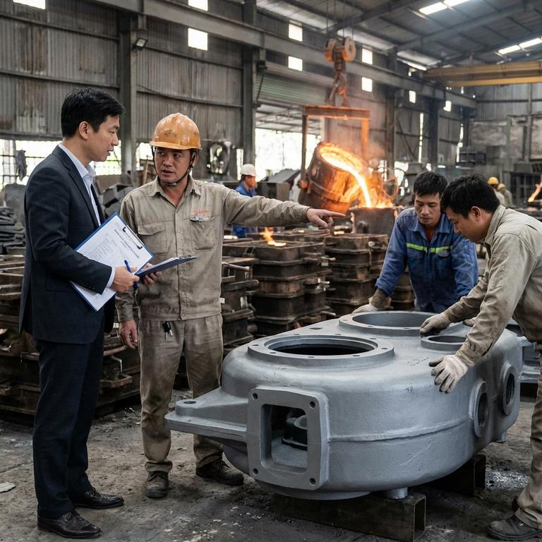 Kinh nghiệm lựa chọn đơn vị đúc gang xám xuất khẩu