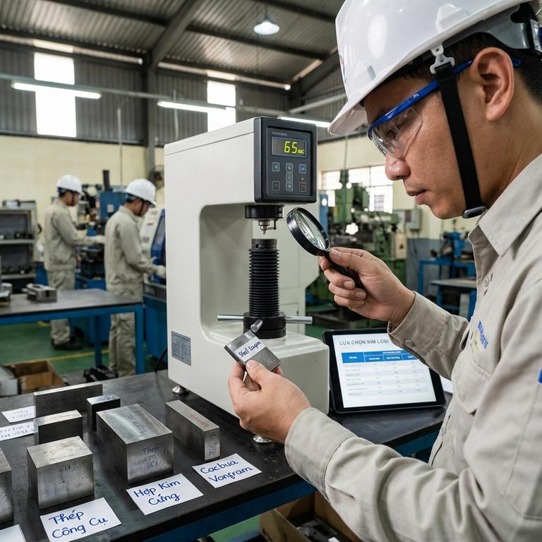 Lựa Chọn Kim Loại Nào Cứng Nhất Cho Quy Trình Sản Xuất