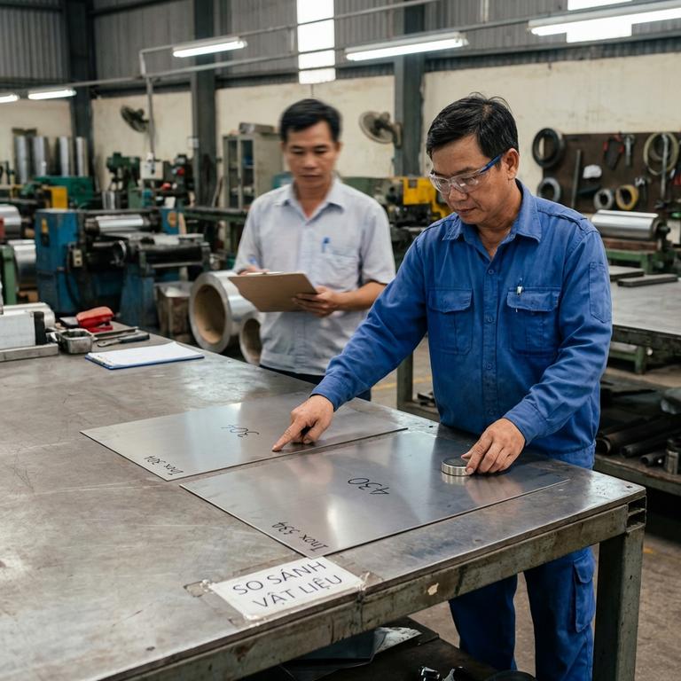 Lựa Chọn Tối Ưu Giữa Inox 304 Và 430 Cho Doanh Nghiệp