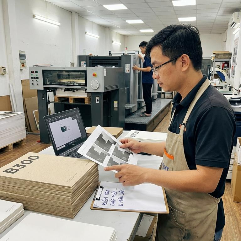 Giấy B300 là gì? Đặc điểm và ứng dụng trong in ấn bao bì Lưu ý quan trọng để tránh sai sót khi đặt in giấy B300