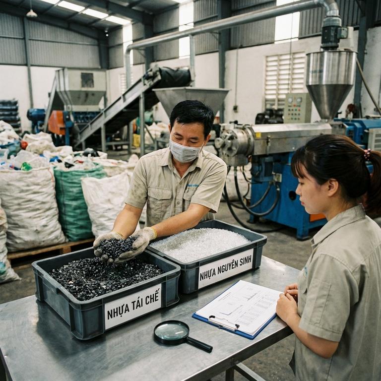 Nhựa Tái Chế Là Gì Và Cách Phân Biệt Trong Sản Xuất