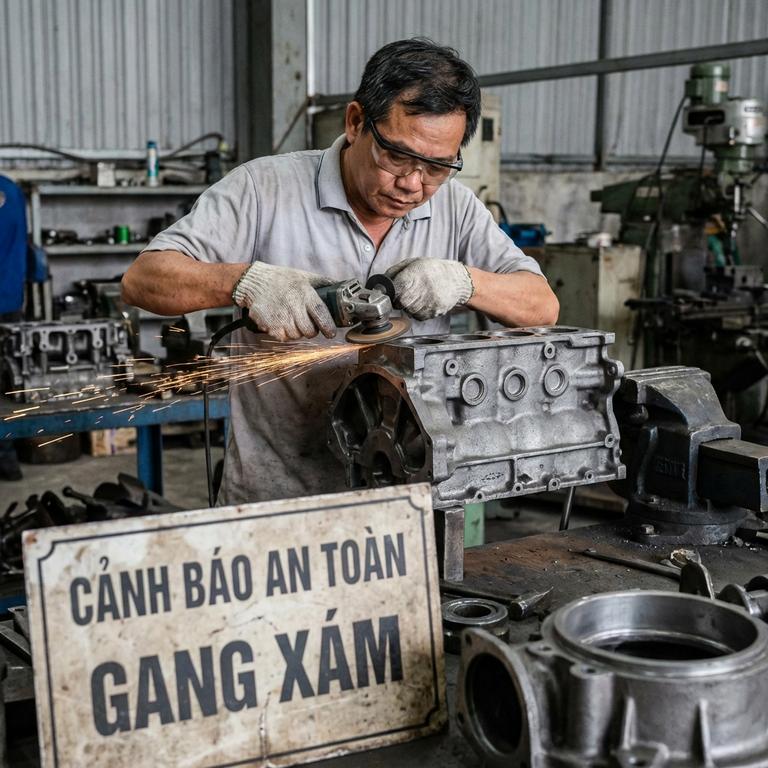 Những lưu ý quan trọng khi gia công và sử dụng gang xám