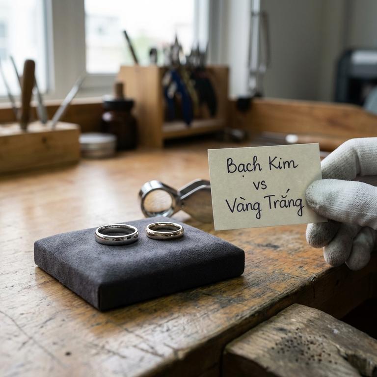 Phân Biệt Bạch Kim Và Vàng Trắng Để Tránh Nhầm Lẫn