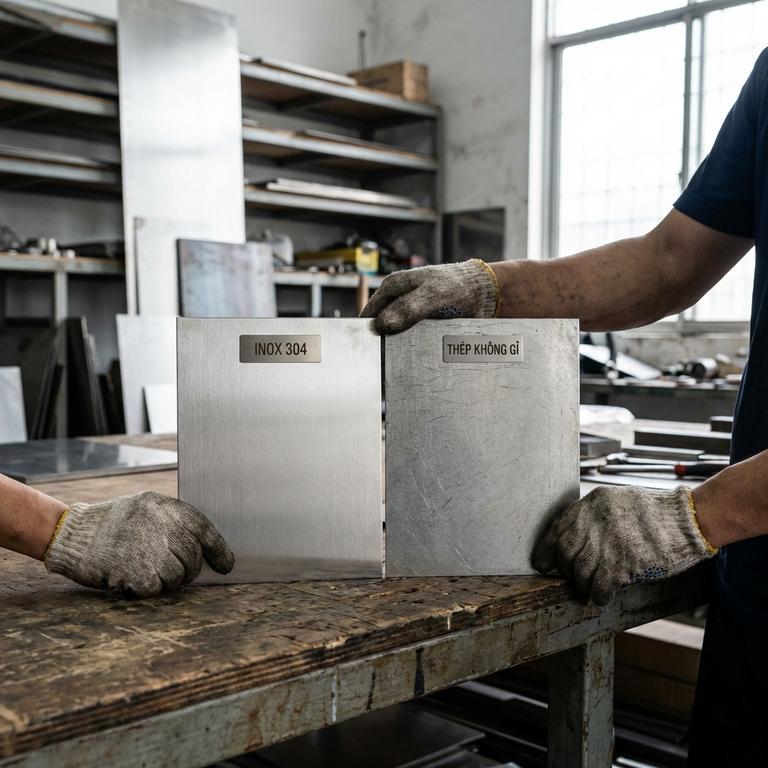 Phân Biệt Thép Không Gỉ Và Inox Để Lựa Chọn Vật Liệu Chuẩn Phân Biệt Inox Và Thép Không Gỉ Để Biết Loại Nào Tốt Hơn