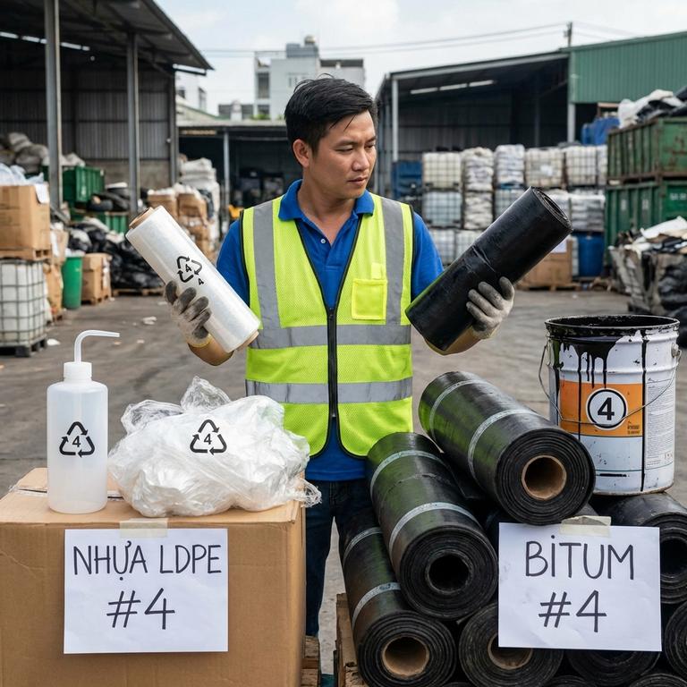 Phân Biệt Nhựa Số 4 Là Nhựa Gì Với Nhựa Bitum Số 4