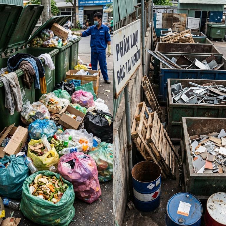 Phân Biệt Rác Sinh Hoạt Là Gì So Với Rác Thải Công Nghiệp