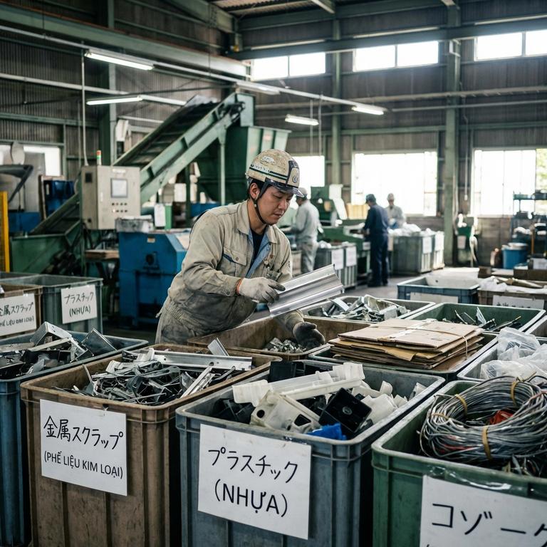 Từ Vựng Và Cách Gọi Bãi Phế Liệu Tiếng Nhật Chính Xác Phân Loại Các Loại Phế Liệu Tiếng Nhật Thường Gặp Ở Nhà Máy