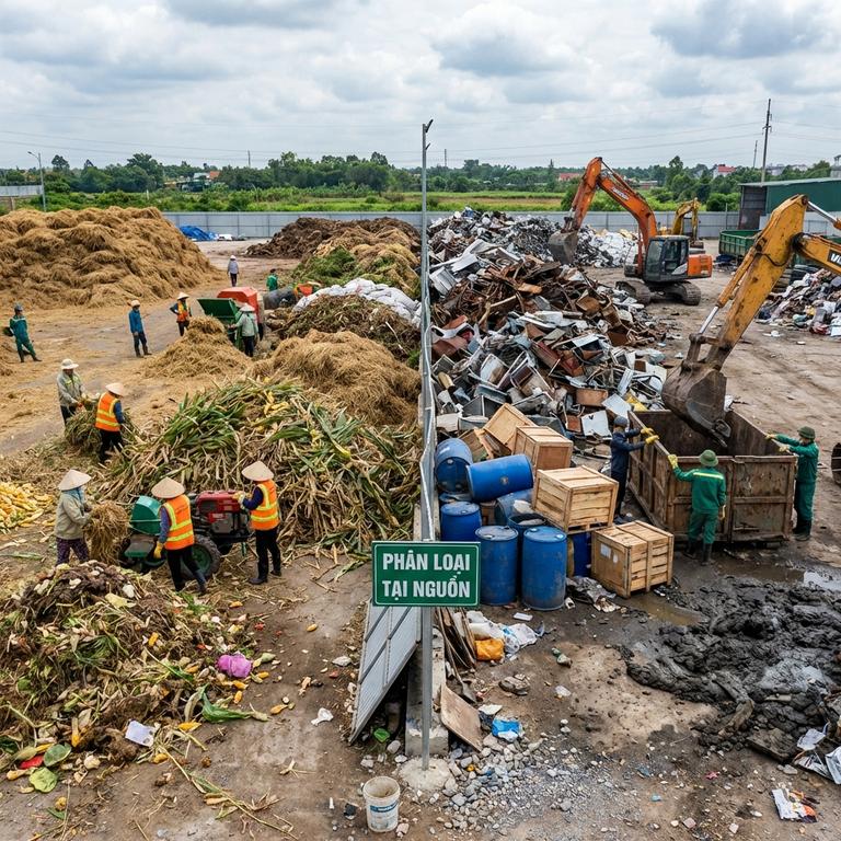 Quản Lý Phế Thải Nông Nghiệp Và Phế Thải Công Nghiệp