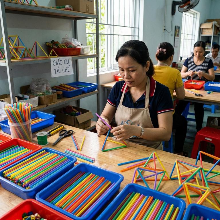 Cách Làm Đồ Chơi Bằng Ống Hút Sáng Tạo Và Bền Đẹp Quy Trình Làm Đồ Chơi Bằng Ống Hút Cho Doanh Nghiệp Giáo Dục