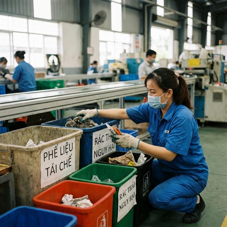 Chất thải rắn là gì? Hướng dẫn phân loại và quản lý hiệu quả Quy trình quản lý chất thải tại nguồn dành cho nhà sản xuất