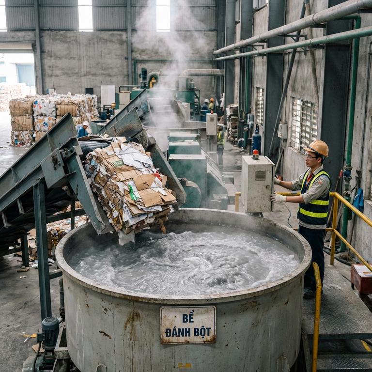 Quy Trình Tái Chế Giấy Tiêu Chuẩn Cho Doanh Nghiệp Quy Trình Tái Chế Giấy Công Nghiệp Qua Các Bước Cơ Bản