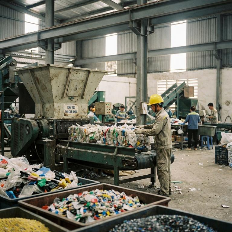 Quy Trình Tái Chế Nhựa Phế Liệu Chi Tiết Cho Doanh Nghiệp