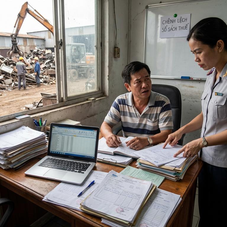 Rủi Ro Thuế Khi Bán Phế Liệu Hạch Toán Không Đồng Nhất