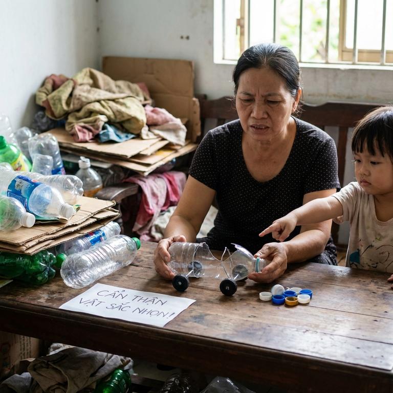 Sai Lầm Khi Làm Đồ Dùng Đồ Chơi Tự Tạo Từ Phế Liệu