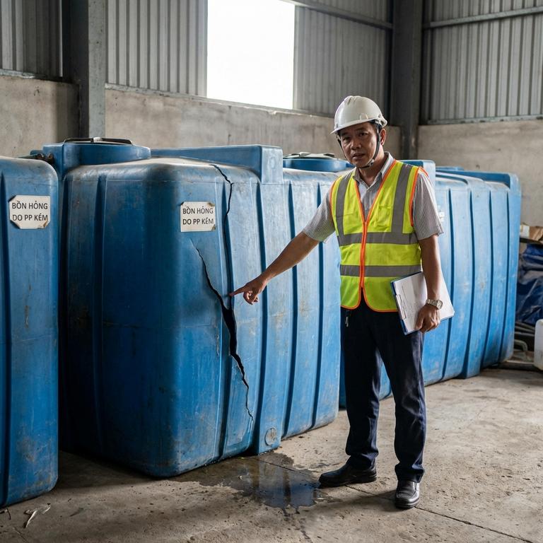 Nhựa PP Là Gì Và Ưu Điểm Trong Sản Xuất Công Nghiệp Sai Lầm Khi Lựa Chọn Nhựa PP Cho Hệ Thống Bồn Bể