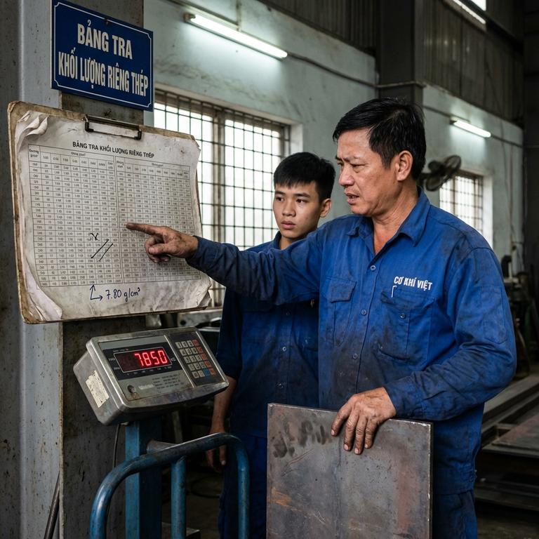 Bảng Tra Trọng Lượng Riêng Của Thép Tấm Chính Xác Nhất Sai Lầm Khi Tra Khối Lượng Riêng Của Thép Tấm Trong Sản Xuất