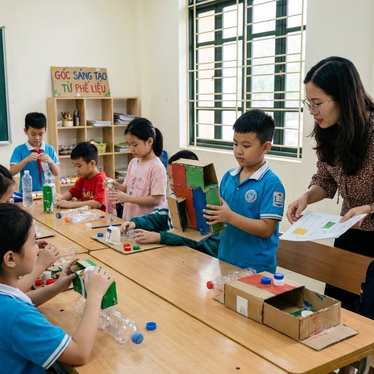 Sáng Tạo Đồ Dùng Học Tập Từ Phế Liệu Trong Môi Trường Giáo Dục