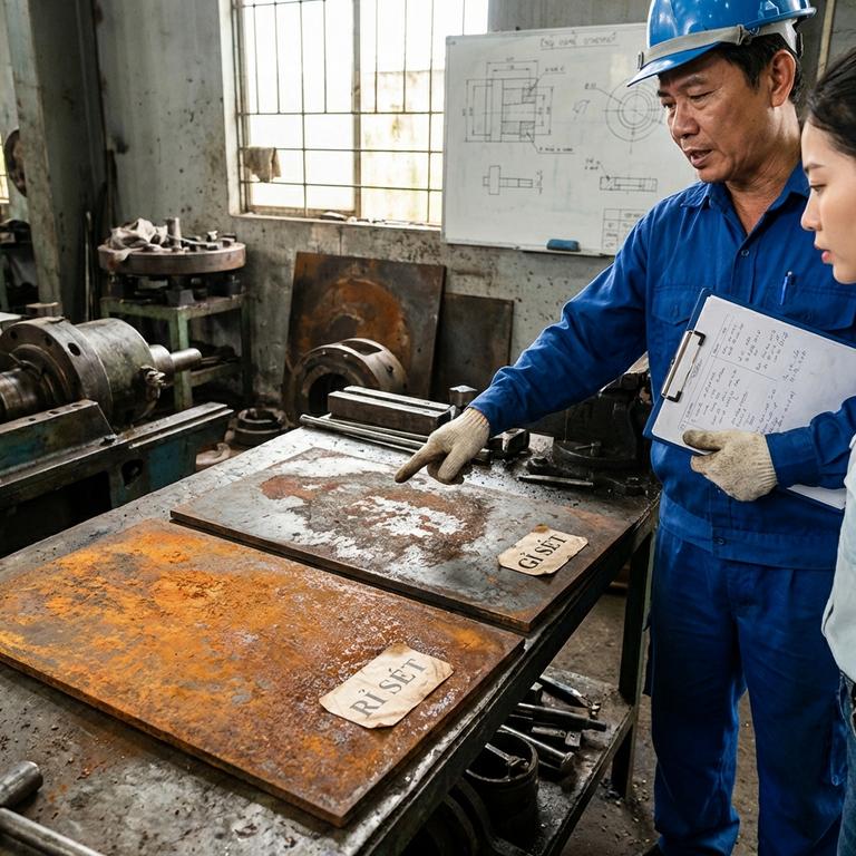 So Sánh Cách Dùng Rỉ Sét Hay Là Gỉ Sét Trong Các Văn Bản Công Nghiệp