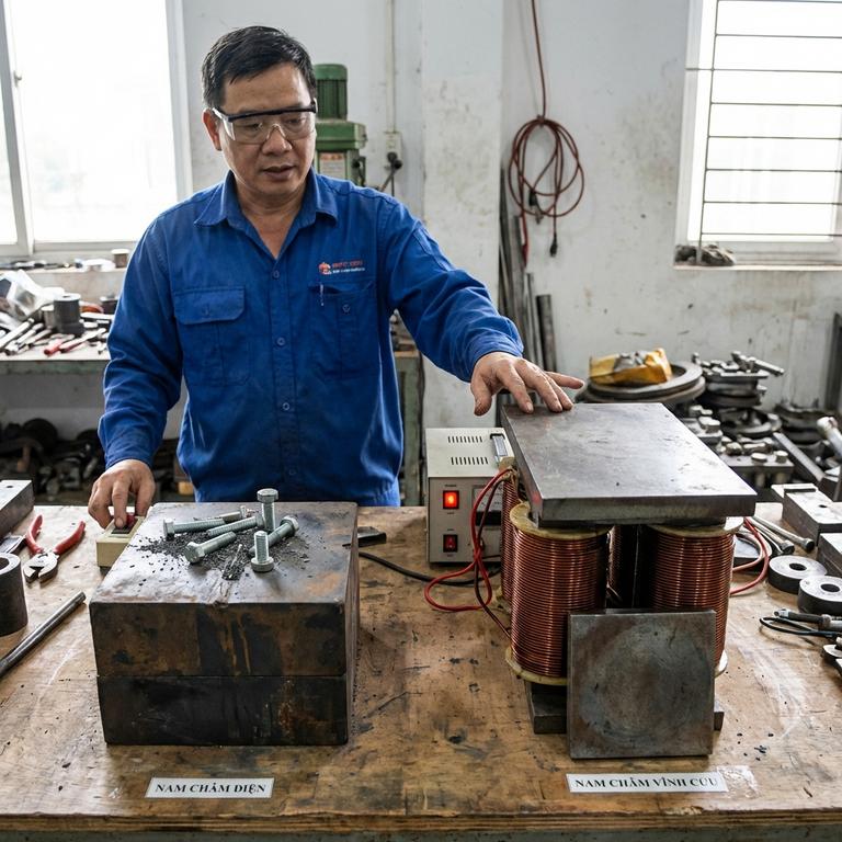 So Sánh Nam Châm Vĩnh Cửu Và Nam Châm Điện Chi Tiết